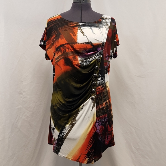 Striking, Bali brand blouse. - Picture 2 of 8